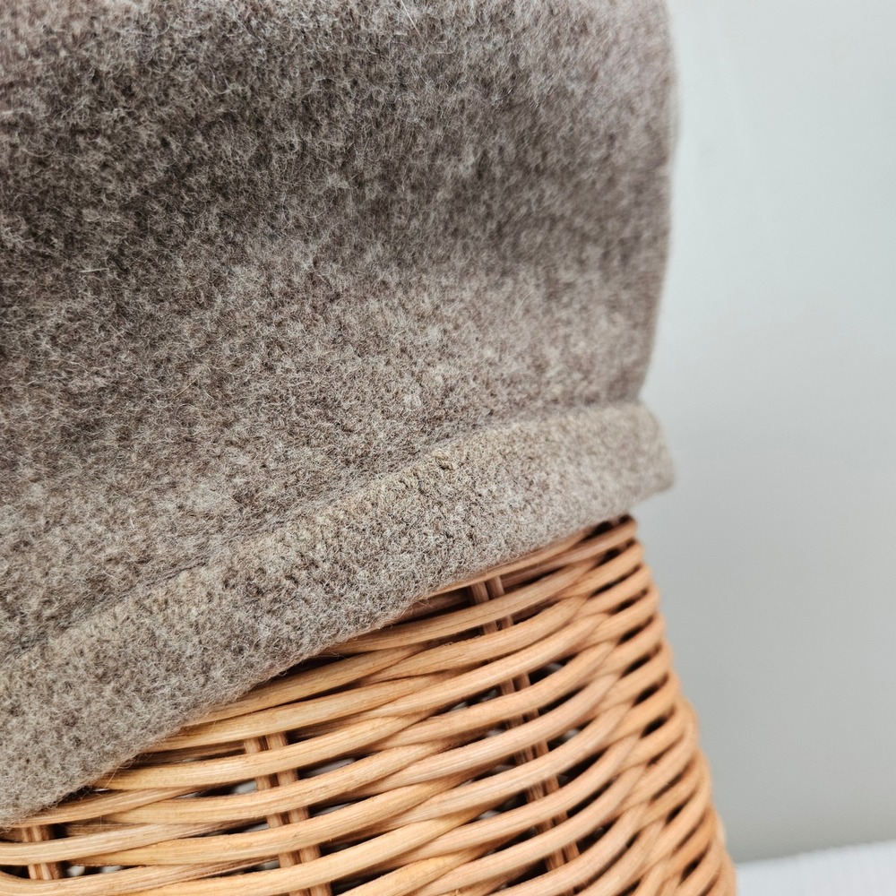 Vintage P.R.T. Ultrabasque 100% Wool‎ Beret Hat Beige Tan - Picture 6 of 13